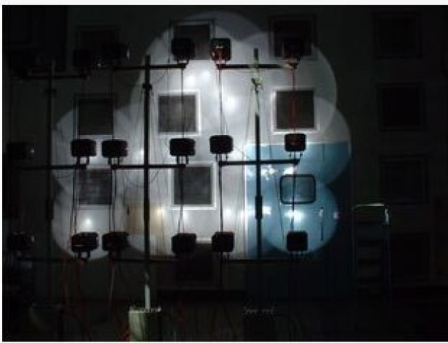 大面積太陽模擬光源 衛(wèi)星太陽電池帆板光照試驗(yàn)用氙燈燈陣設(shè)計(jì)